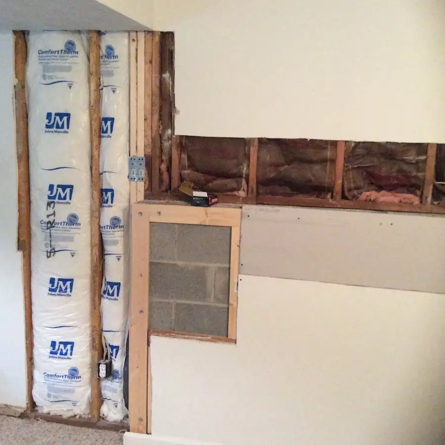 Wall insulation replacement during Odor Removal & Deodorization in Monterey Park